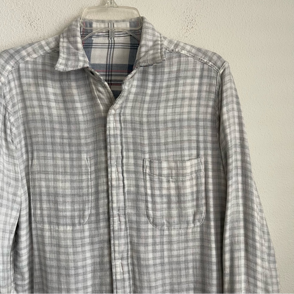 Faherty Reversible Flannel Button Down Long Sleev… - image 6